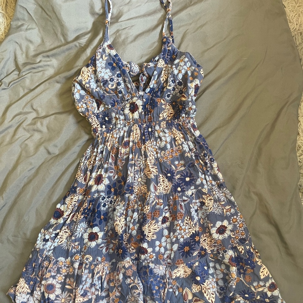 Floral Blue Sundress